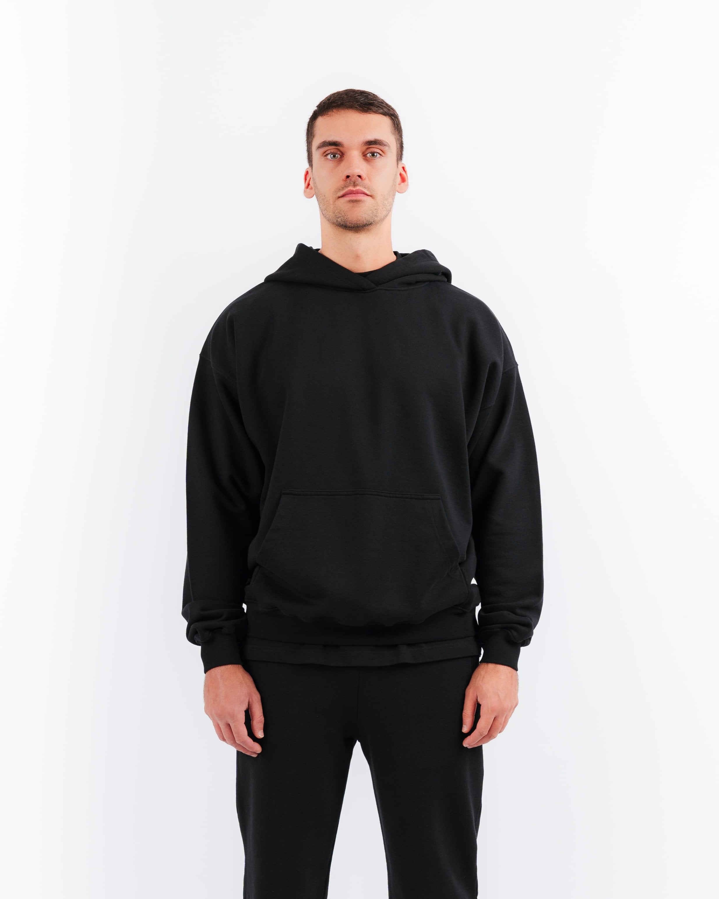 Luxury black hoodie online