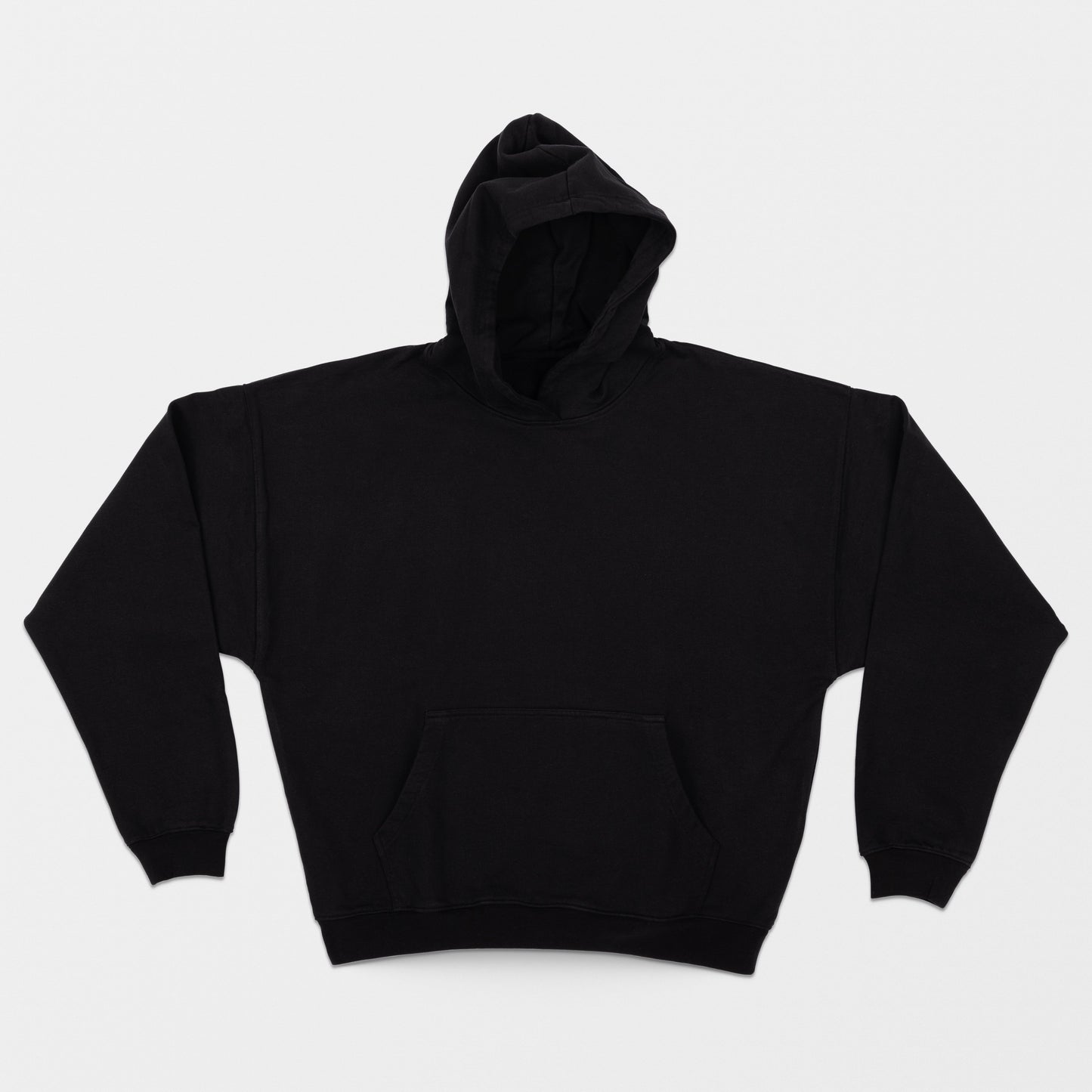 Luxury Heavy fabric Hoodie jet black colour 500gsm