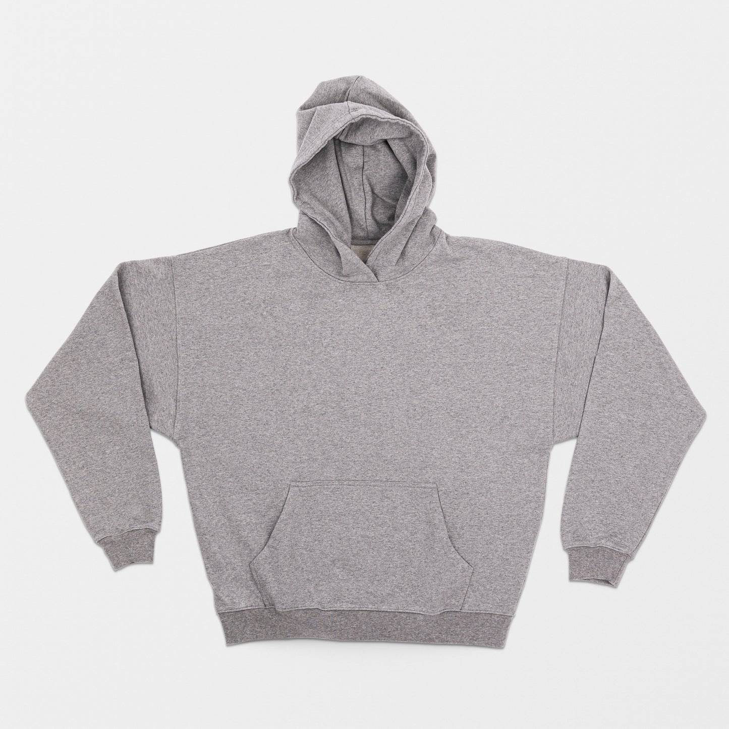 Luxury Heavy fabric Hoodie grey melange colour 500gsm