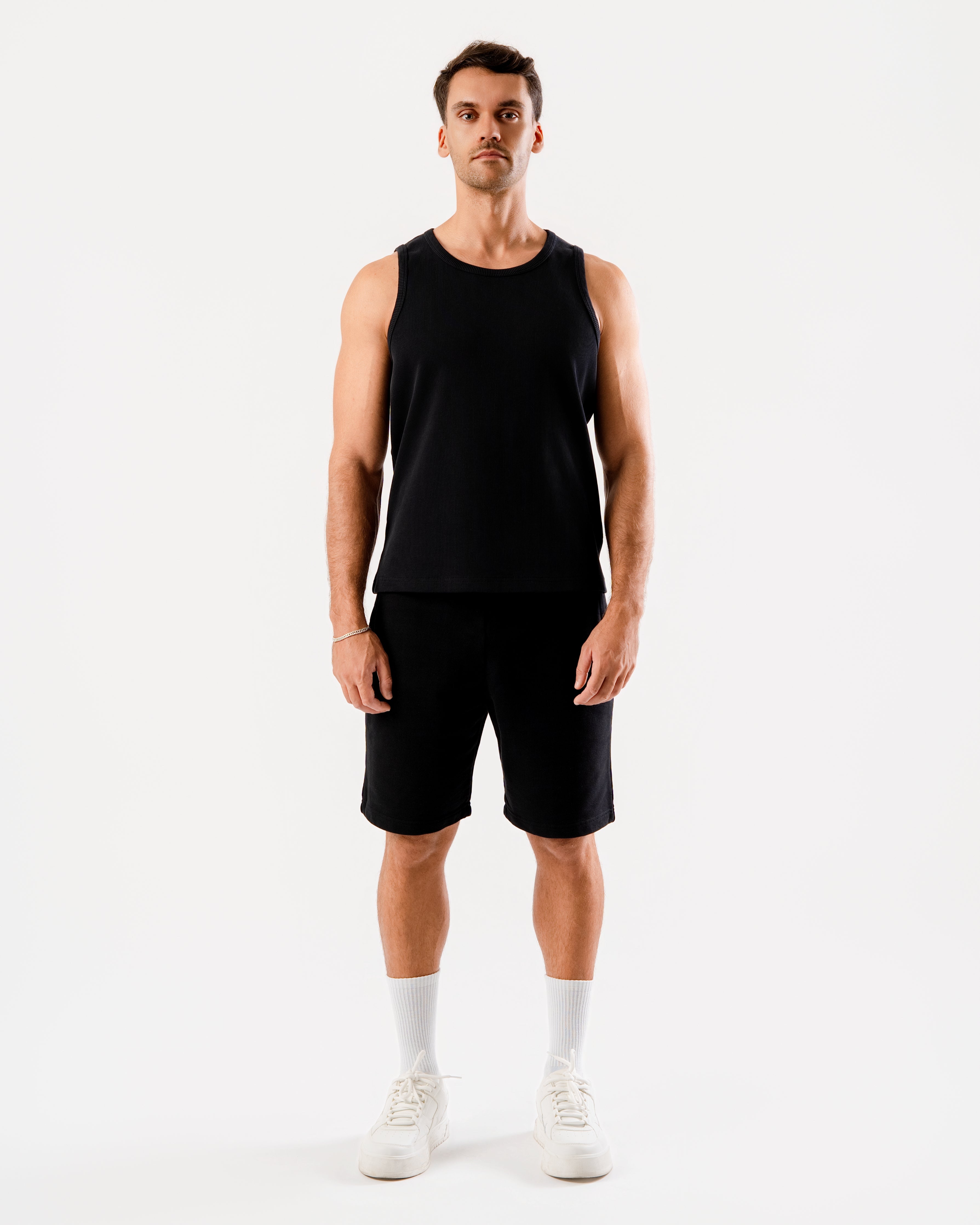 360 GSM Slim Ribbed Tank