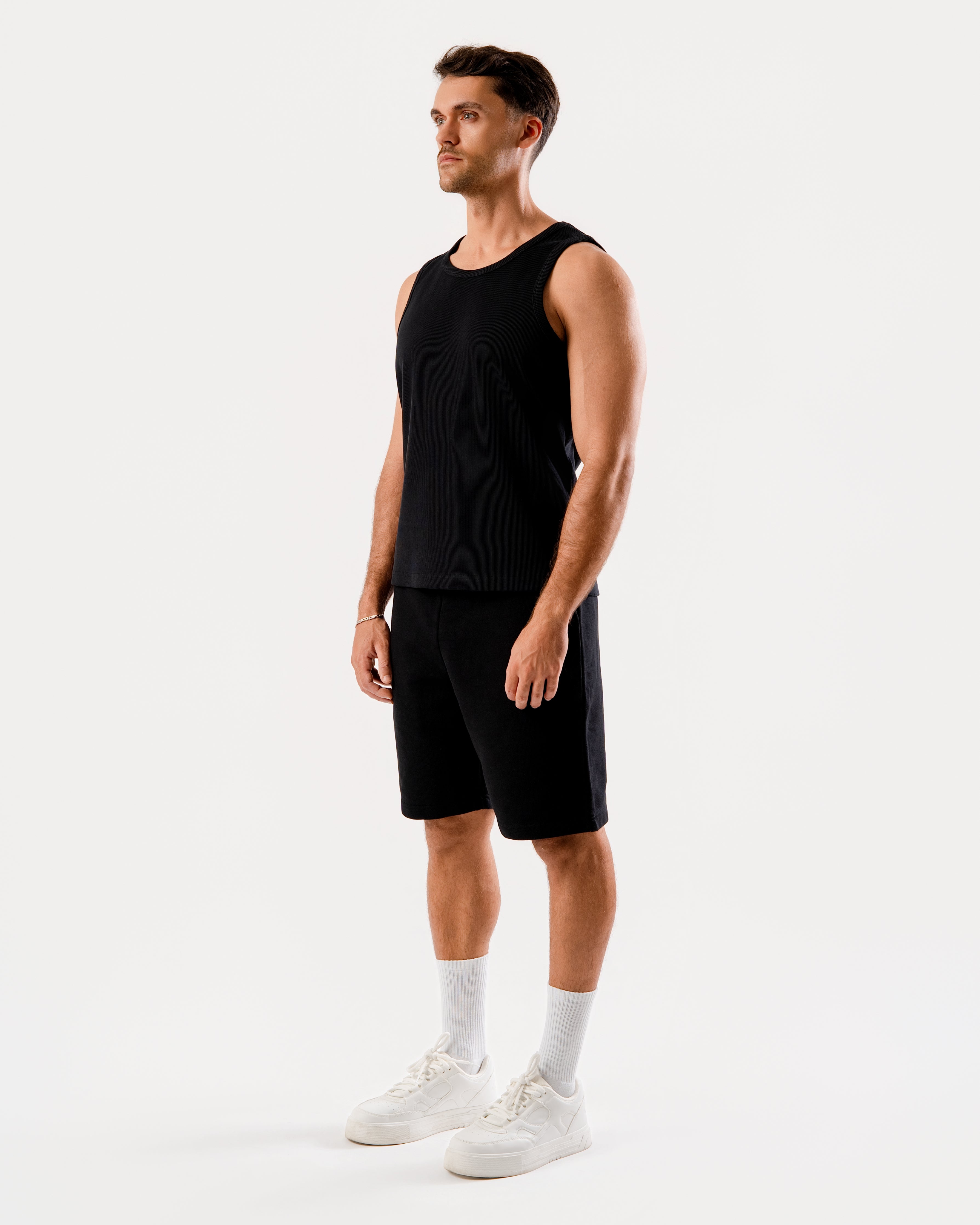 360 GSM Slim Ribbed Tank