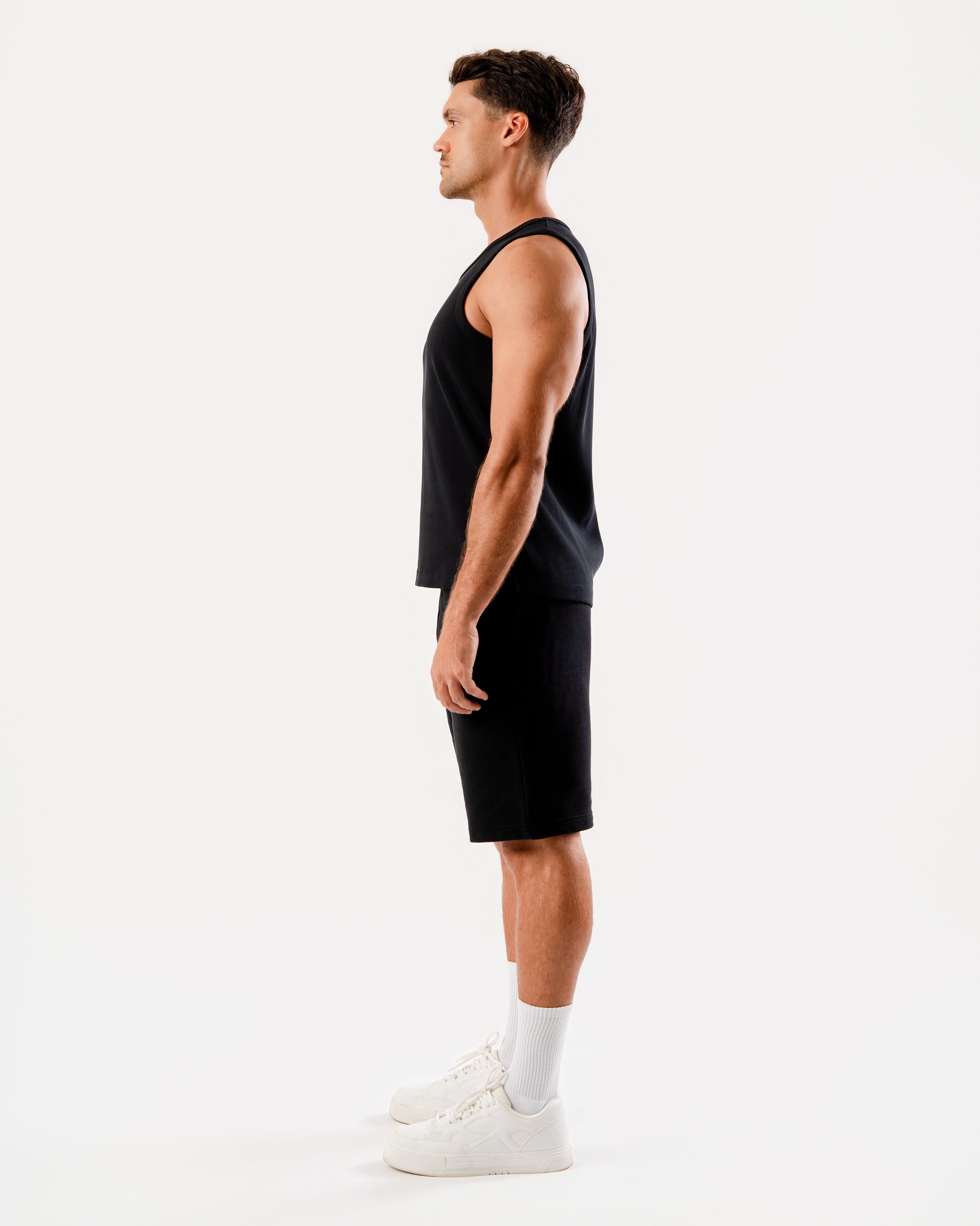 360 GSM Slim Ribbed Tank