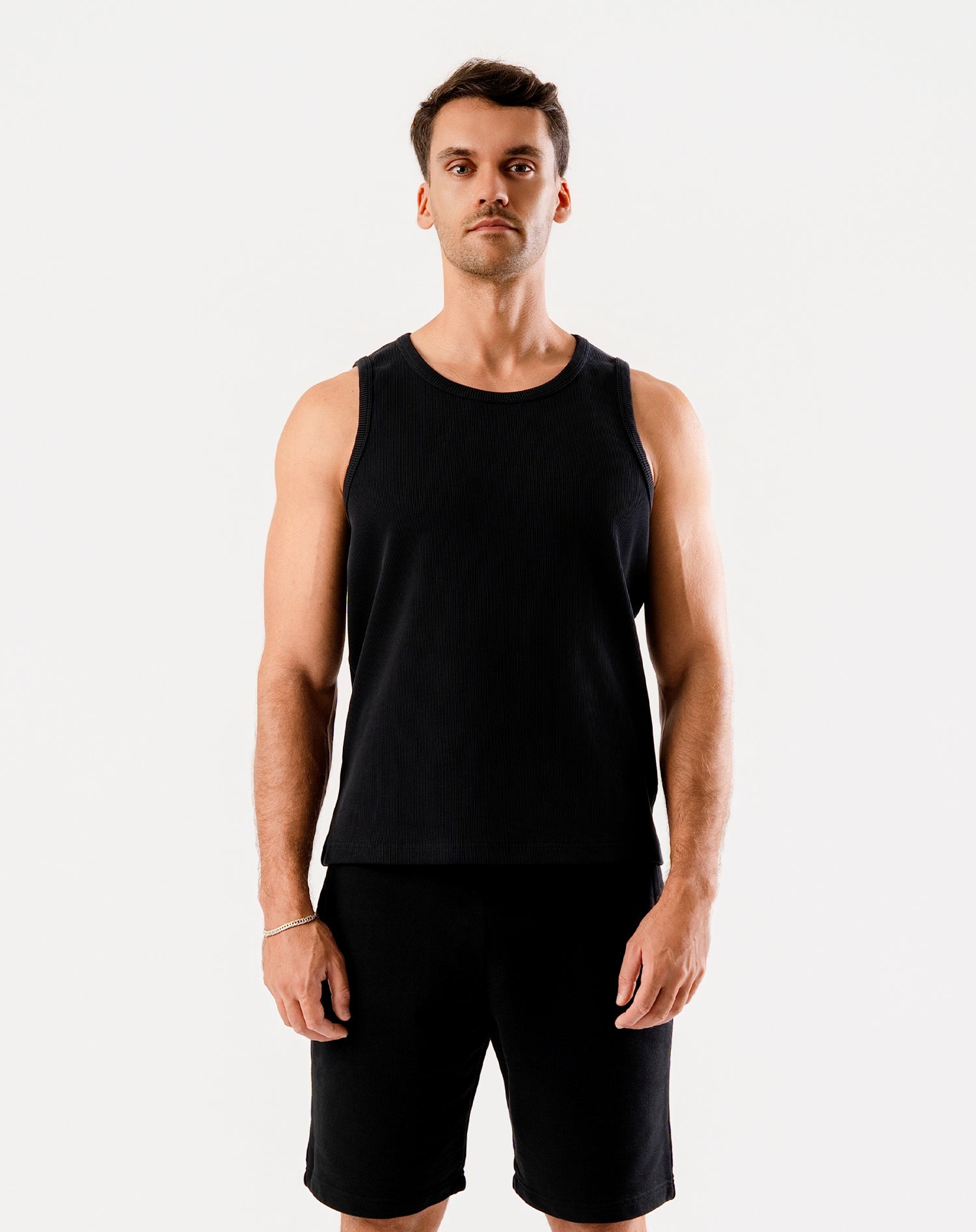 360 GSM Slim Ribbed Tank