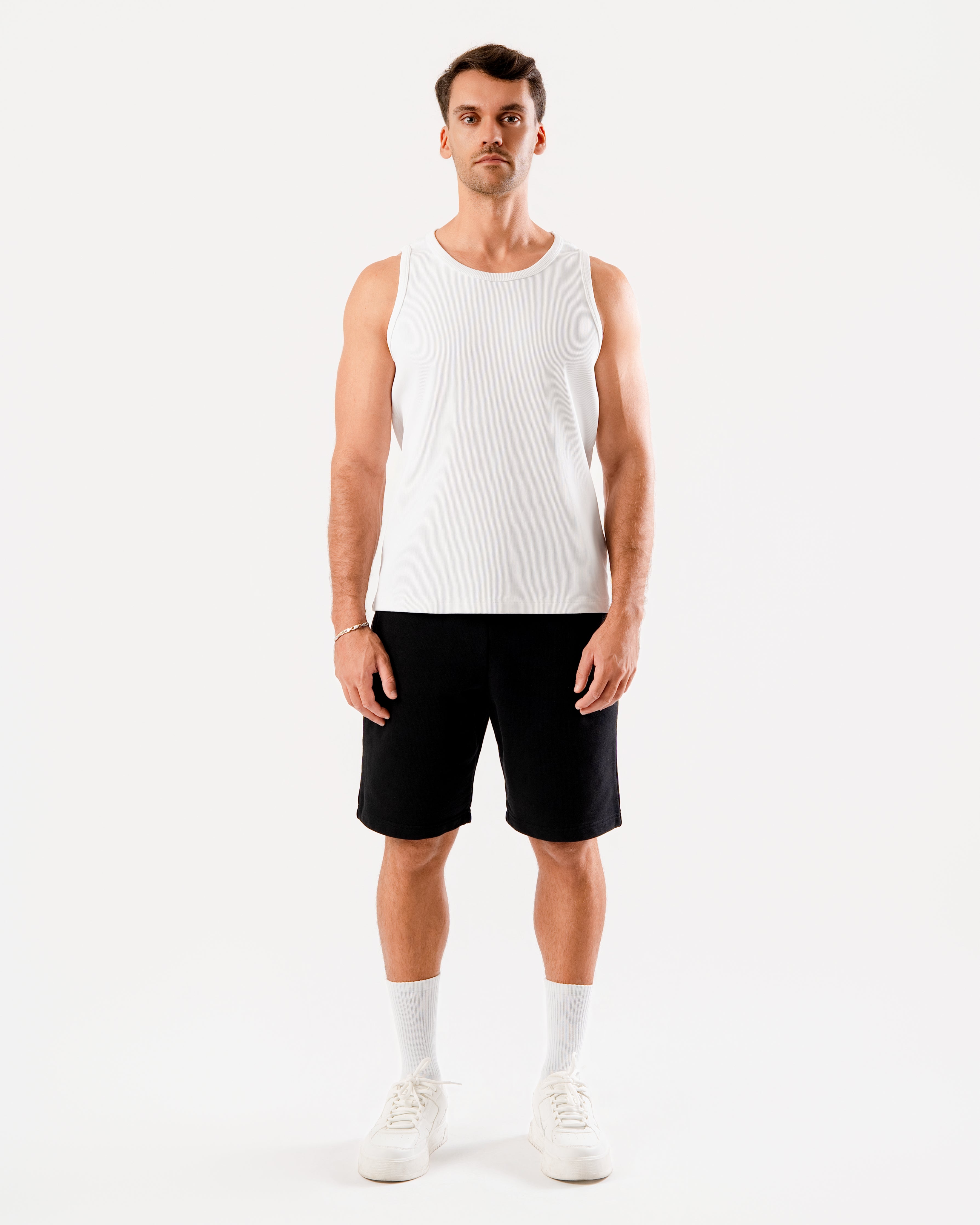 360 GSM Slim Ribbed Tank