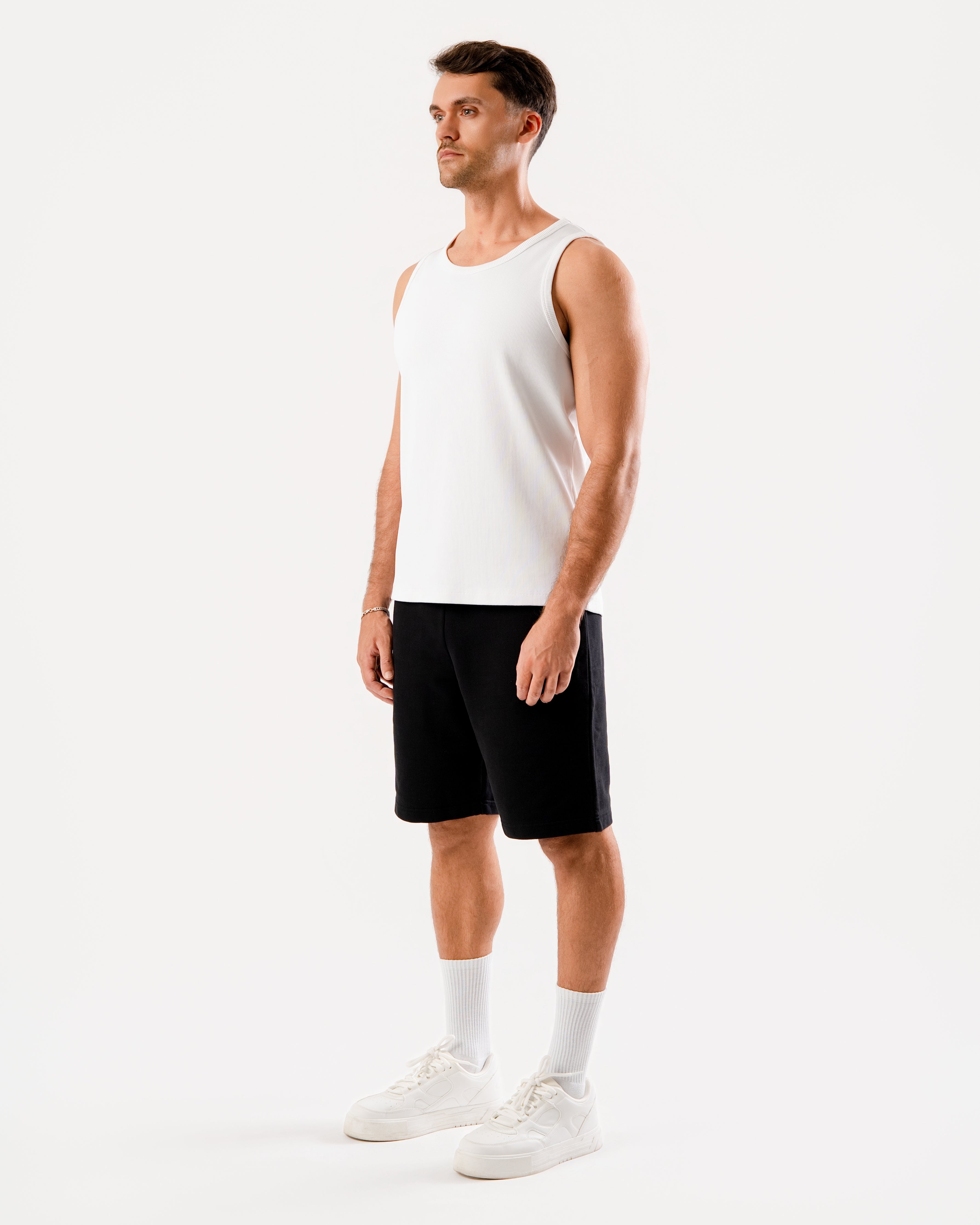 360 GSM Slim Ribbed Tank