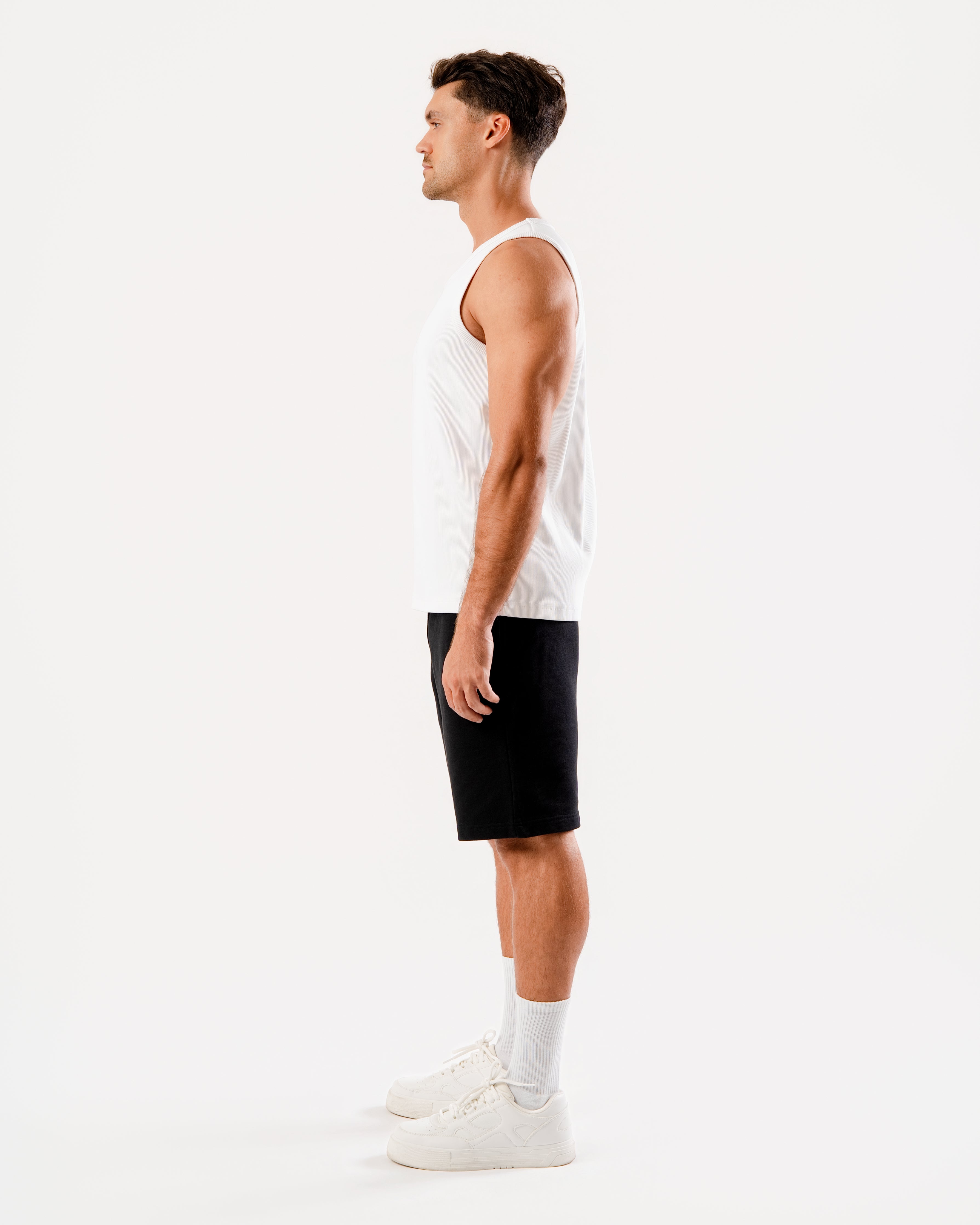 360 GSM Slim Ribbed Tank