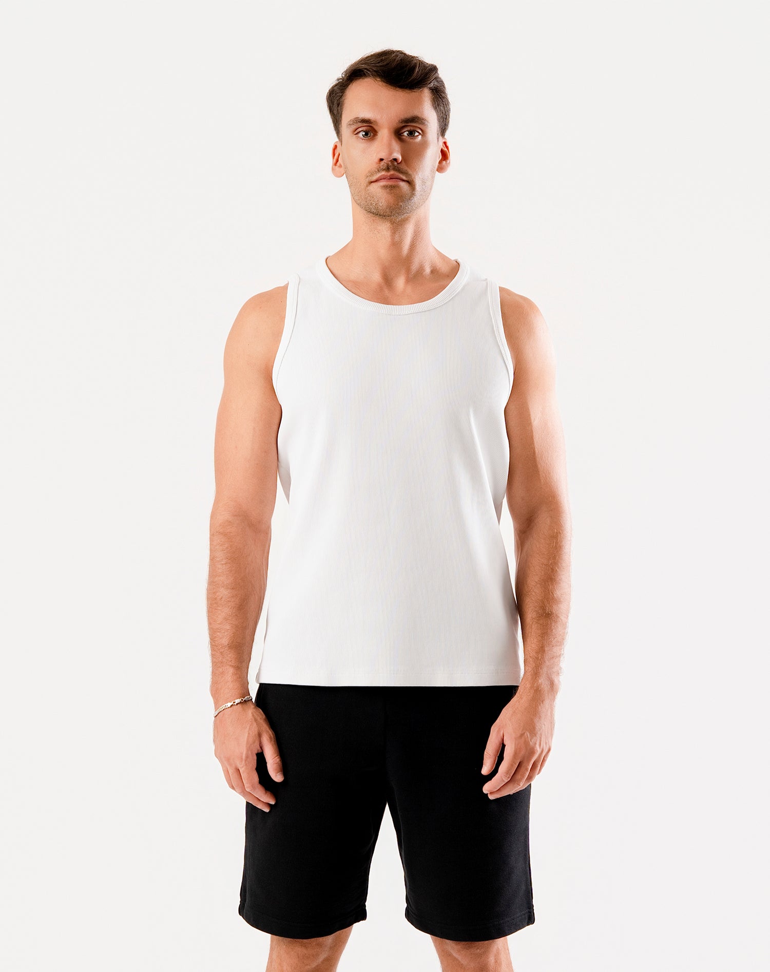 360 GSM Slim Ribbed Tank
